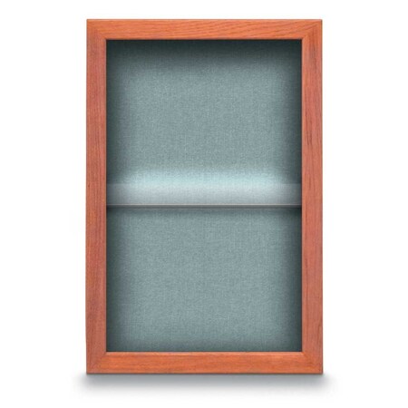 United Visual Products Indoor Enclosed Combo Board, 48"x36", Black Frame/Burgundy & Pumice UVCB4836B-BURGUN-PUMICE